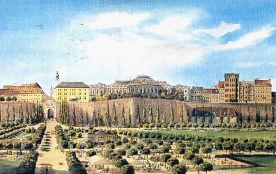 The Karolinen Gate with Vienna Water Glacis in the 19th Century